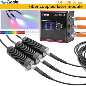 OF-20B-G Series Green Fiber Laser Module Fiber Laser Coupled With SMA Interface Core 5/10/20 with PWM controller
