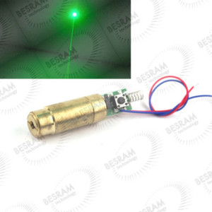 13*34mm 30mW 532nm Dot Green Laser Module 3VDC
