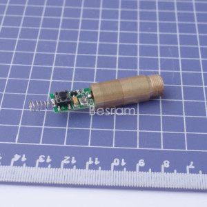 D=12mm 50mW 150-200mW 532nm Green Dot Laser Module 3.0-3.7V