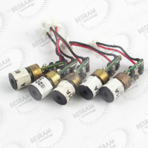 5pcs 8*14mm 650nm 1mW Red Dot Laser Module EU Standard HLM0812-650-1.0-3.2