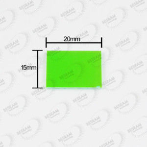 5pcs Reflection Reflector Mirror 15x20mm Red reflected Green Pass through