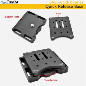 BASE-COB-K series Quick Release Base Adjustable Adapter Base Plate Mounting Plate Bread Flat Optical Experiment