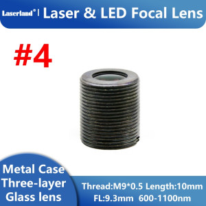 Glass Focal Collimator Collimating Lens 635nm 650nm 658nm 660nm 808nm Red IR Laser Diode M9/P0.5 Frame #4
