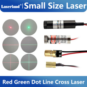 Red Green Laser Head Diode Module Dot Line Cross Generator for Marking Positioning
