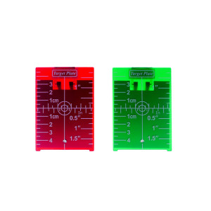 Line Laser Target Plate Card for Red/Green Line Beam Vertical/Horizontal Laser Magnetic Leveling Board Power Tool